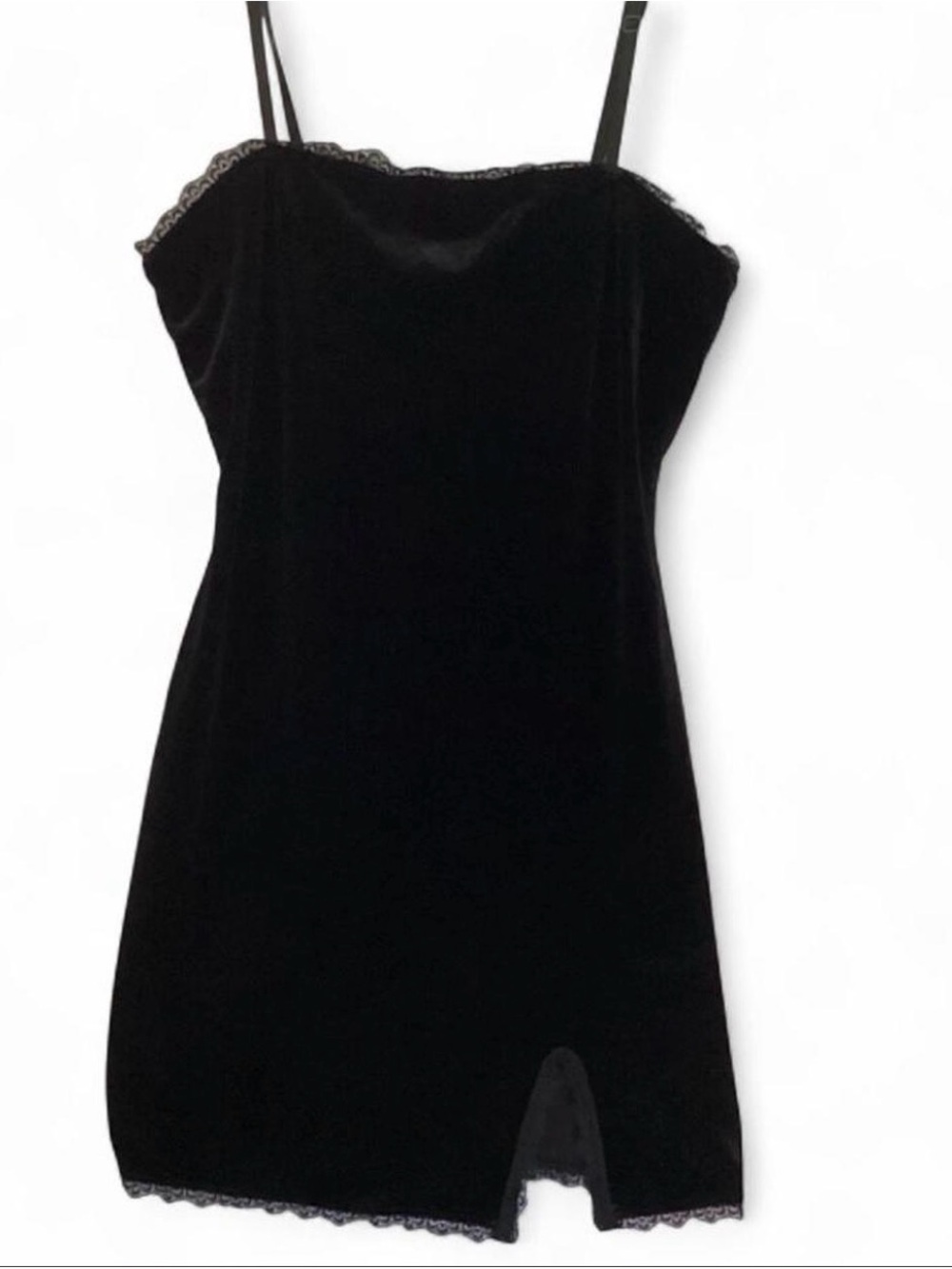 Forever 21 Black Lace-Trim Dress